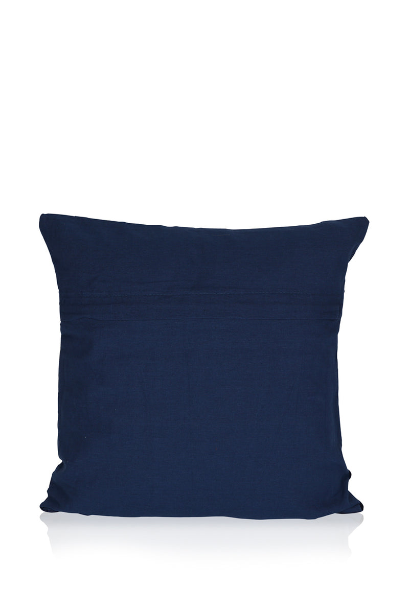 Indigo Tie Dye Shibori Cotton Cushion Cover_SPHDC51718