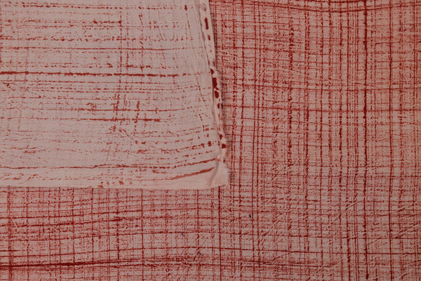 Bagru Cotton Hand Brush Print Fabric - GleamBerry