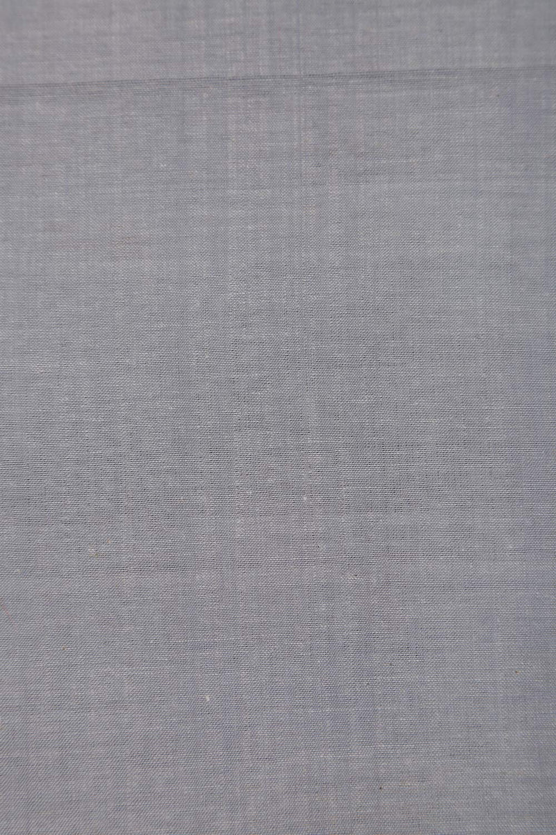 Light Blue Stripes Handloom Mangalgiri cotton fabric - GleamBerry