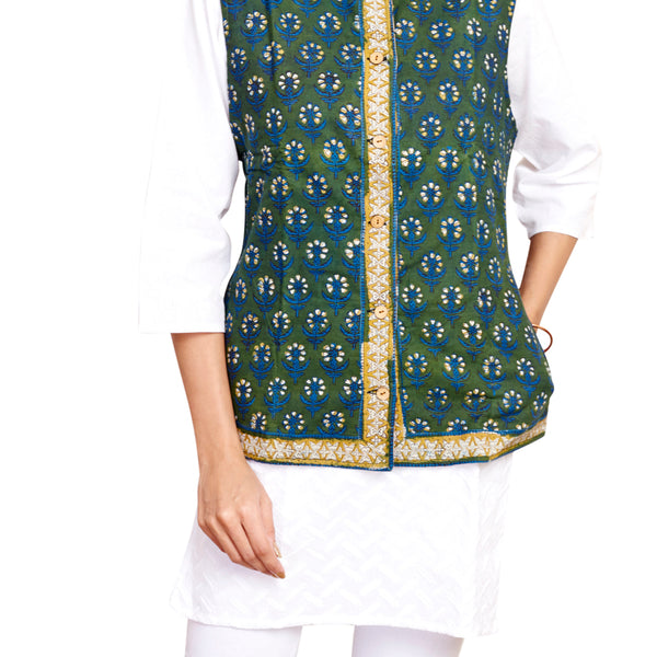 S H A H I T A J Traditional Barati/Groom/Social Occasions Silk Dark Green Nehru  Jacket or Kothi for Adults (MW800) | Shahi Taj | Since 1960