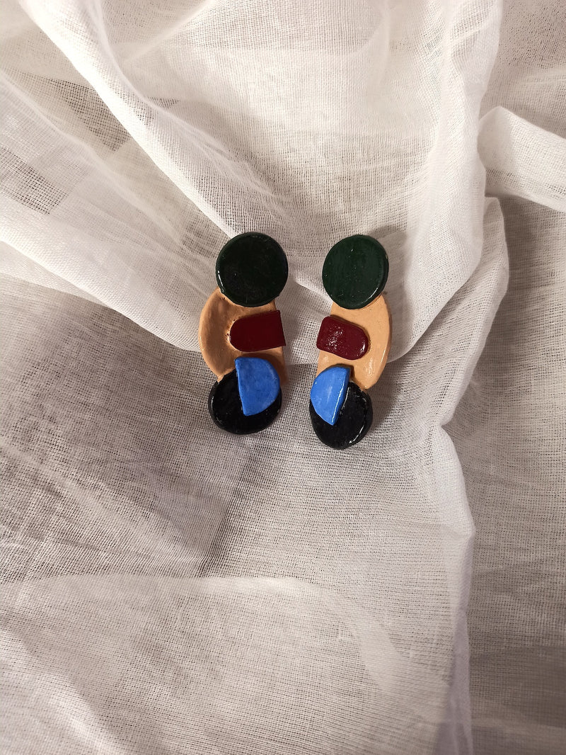 Multicolour Stud Earring