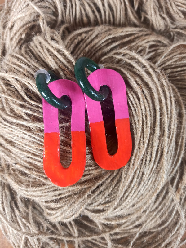 Multicolour Loop Earring